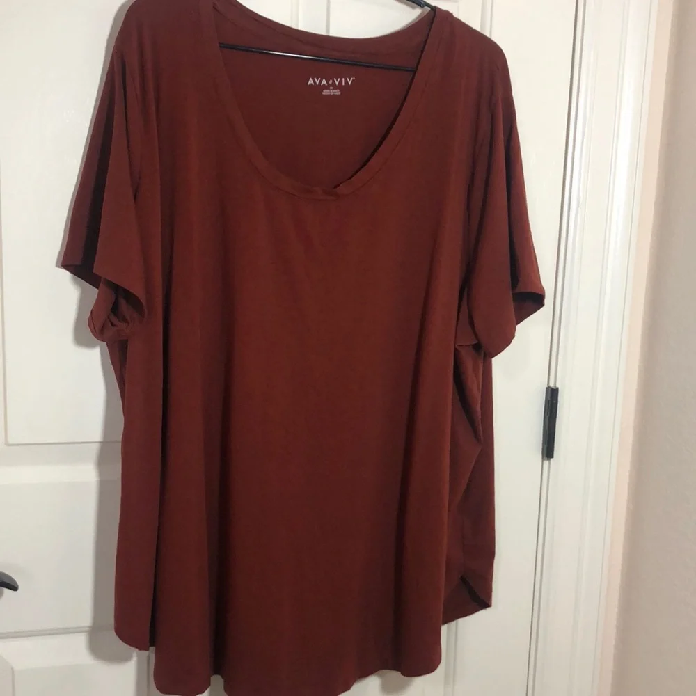 The softest T Shirt ever Ava Viv 3X - Picture 1 of 5